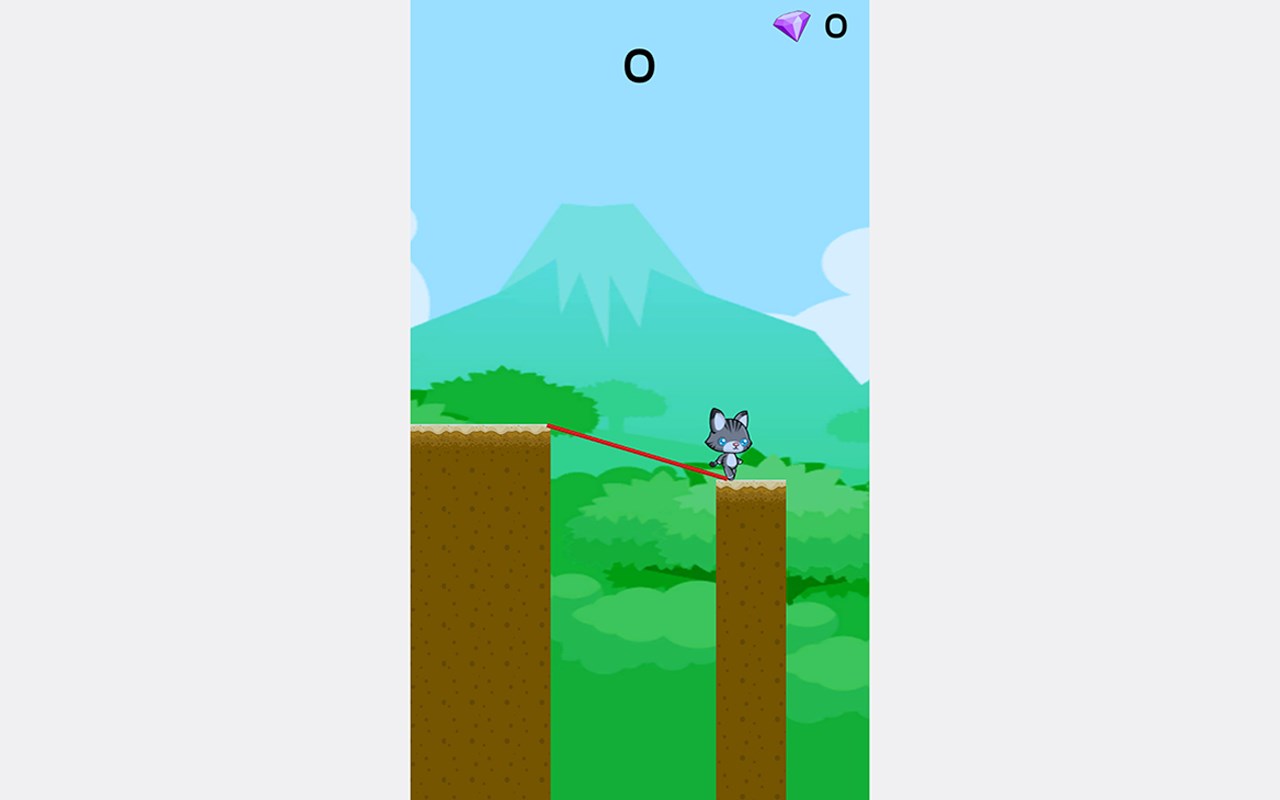 Swing Cute Cat Parkour Game