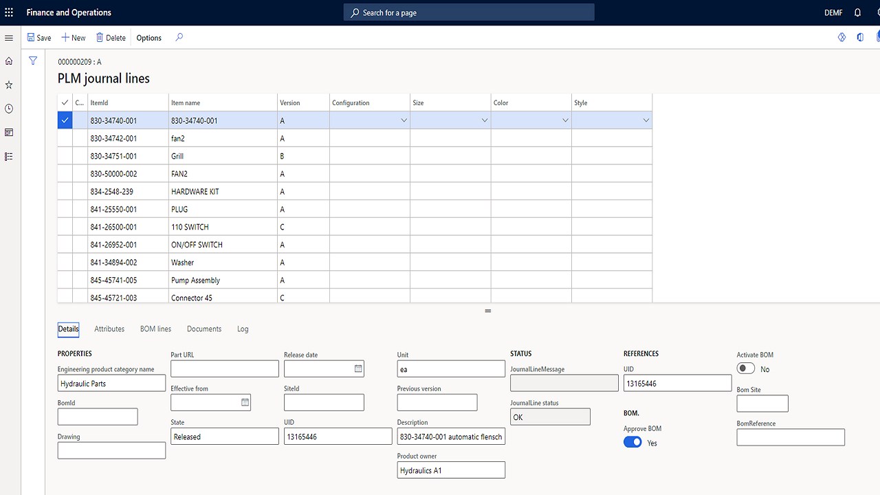 Snapshot 3 of PLM Integration Framework