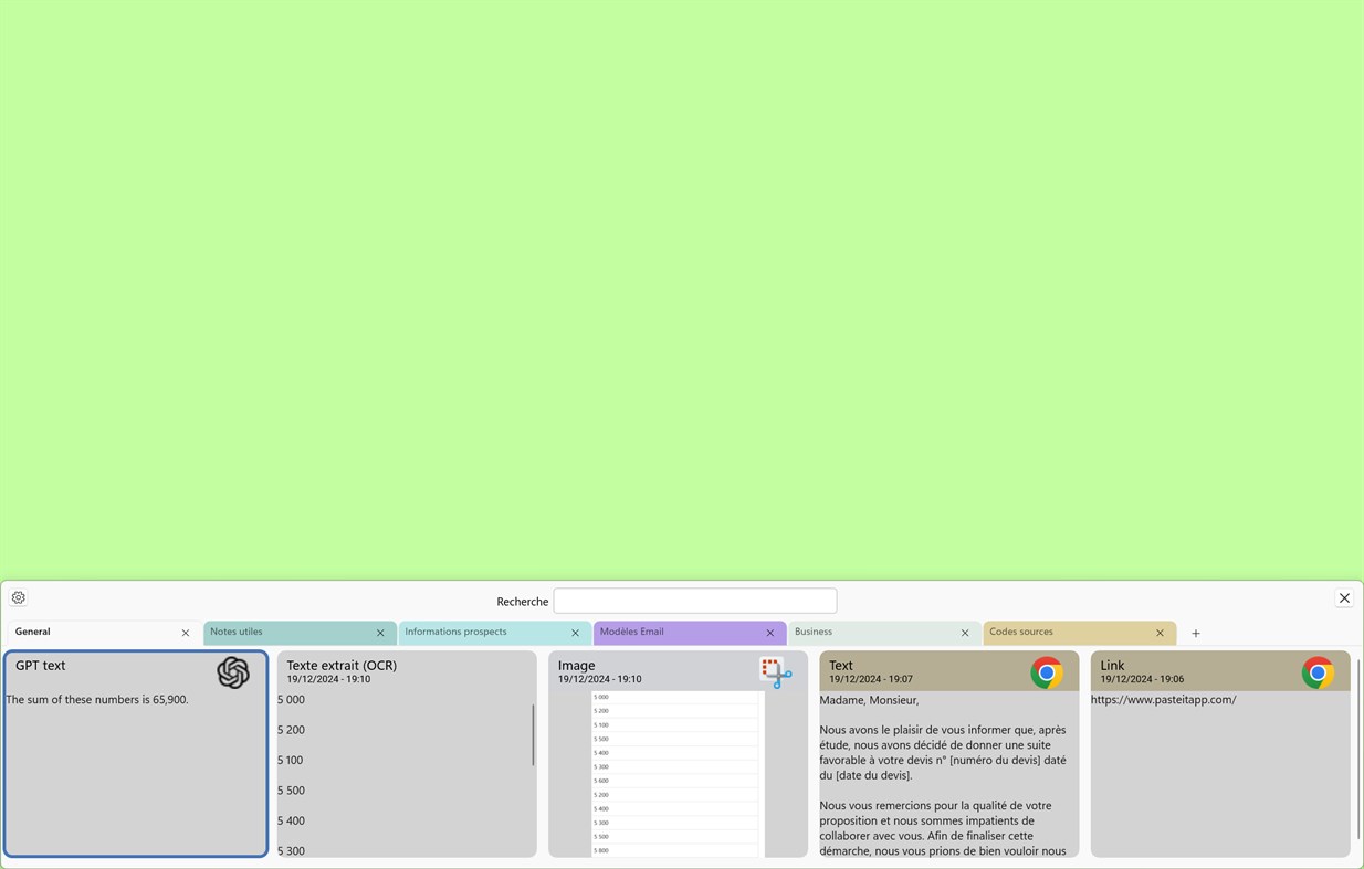 #2. PasteIt | Clipboard Manager with OCR (Windows) 由: Tomprod