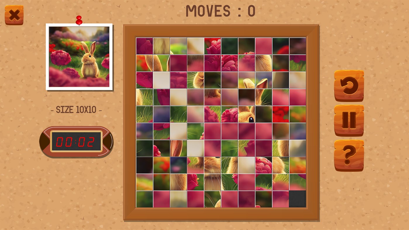 #8. Sliding Puzzle Deluxe for PC & XBOX (Windows) By: PandaSoftwares
