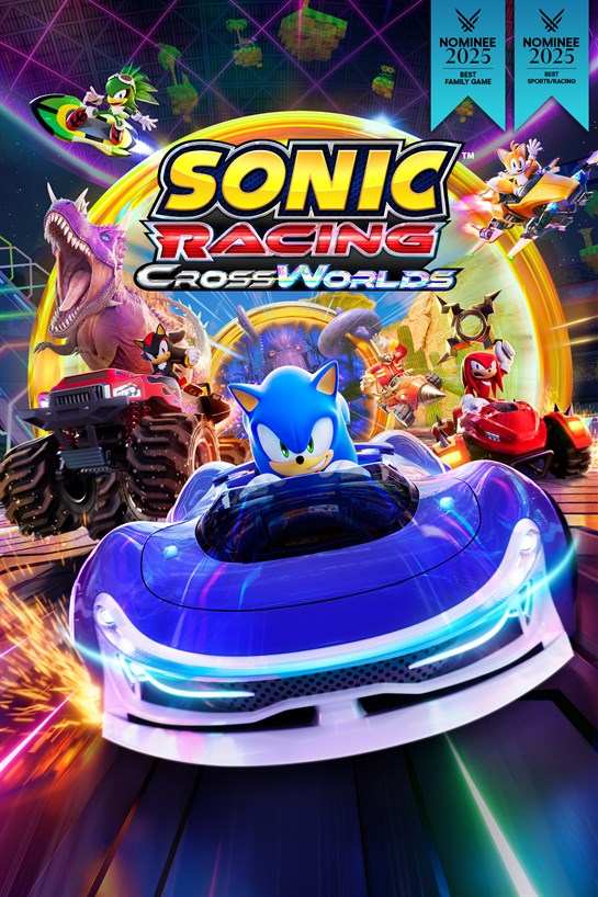 Foto en caja de Sonic Racing: CrossWorlds