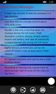 Crime Facts Messages screenshot 4