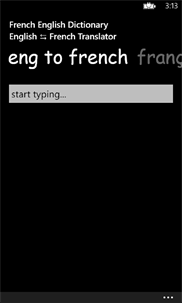 French English Dictionary Pro screenshot 1