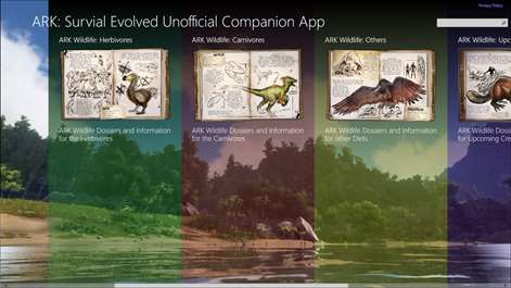 ARK: Survival Evolved Unofficial Companion App Screenshots 1