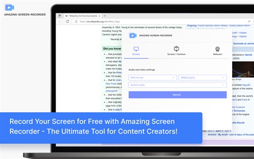 Amazing Screen Recorder - Screen Capture Tool