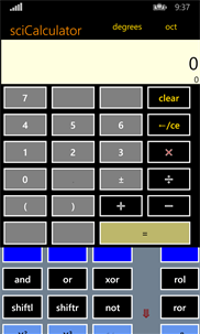 sciProgCalc2 screenshot 1