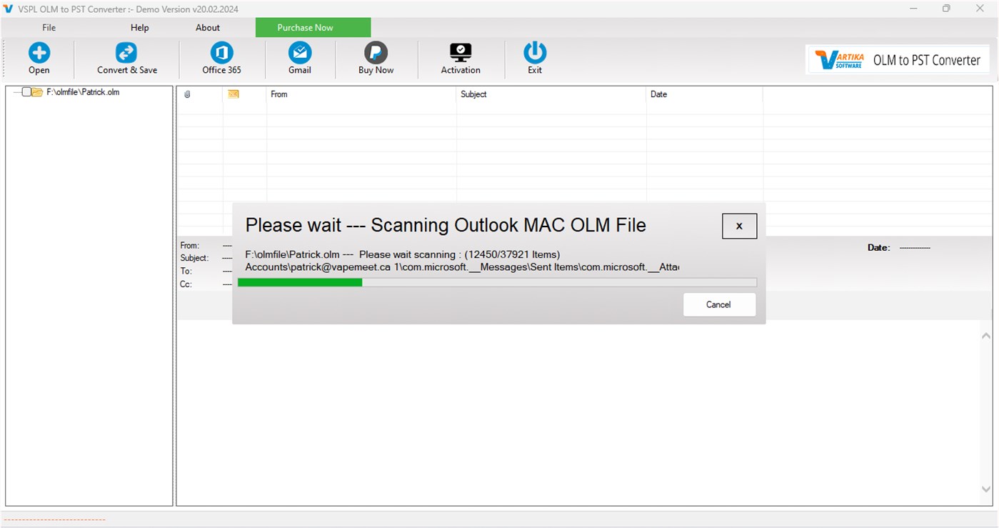 #3. OLM Email to PST Converter (Windows) От: VARTIKA SOFTWARE PRIVATE LIMITED
