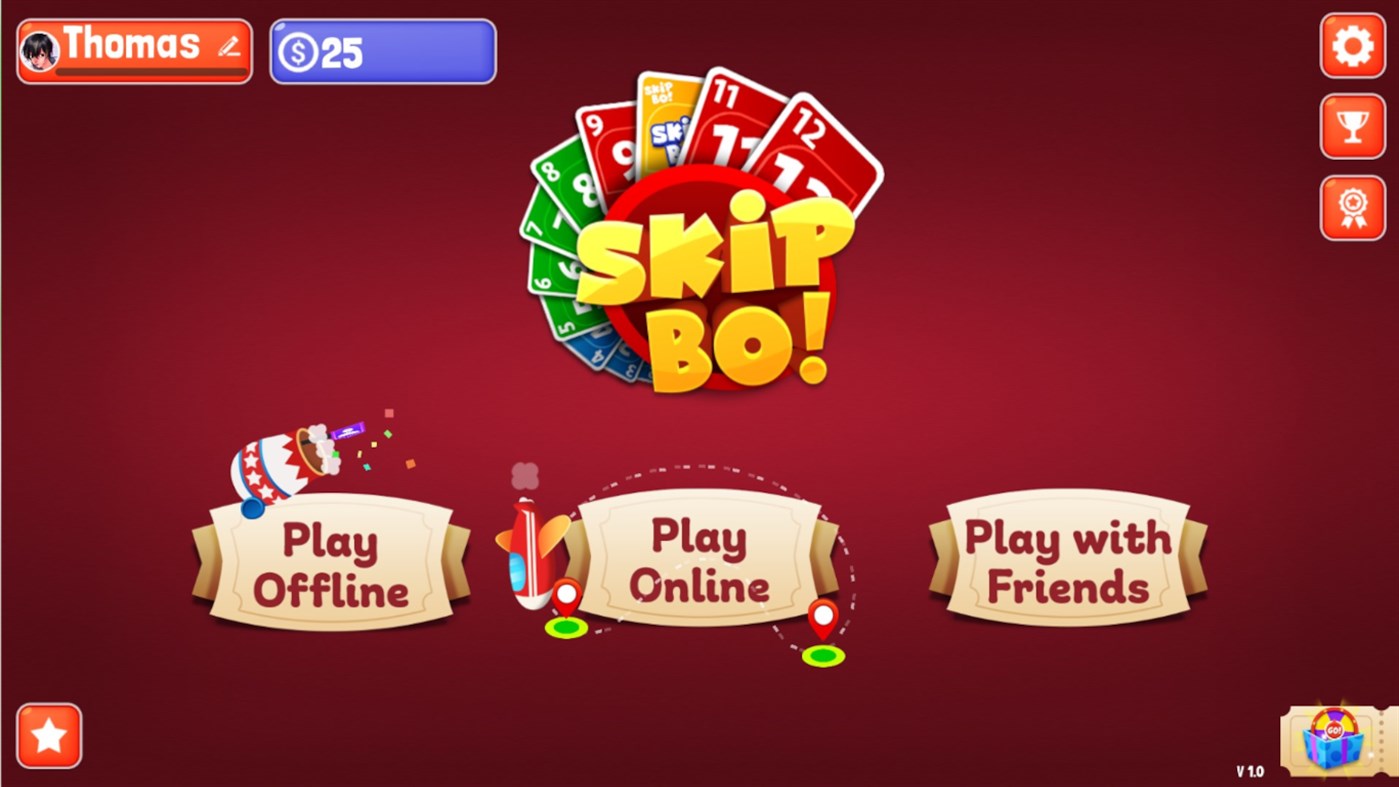 #2. Skip-Bo Free: Sequencing Fun Card game (Windows) Ved: Card Guru Game Studio