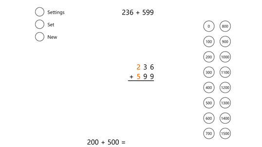 Partial Sums Addition screenshot 1