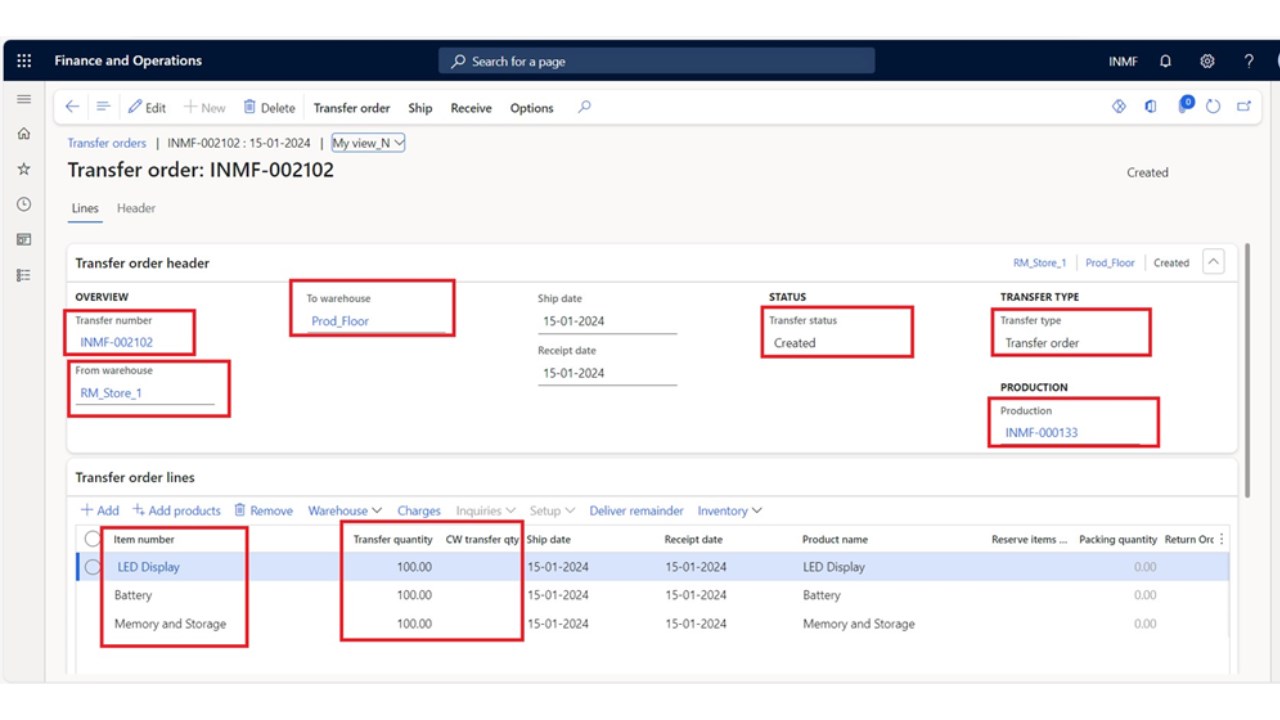 Snapshot 3 of Transfer Order Automation