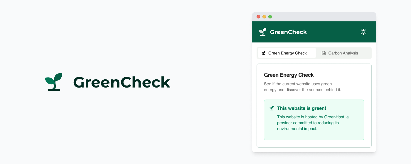 GreenCheck marquee promo image