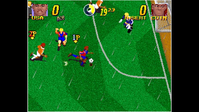 ACA NEOGEO PLEASURE GOAL： 5 ON 5 MINI SOCCER screenshot 1