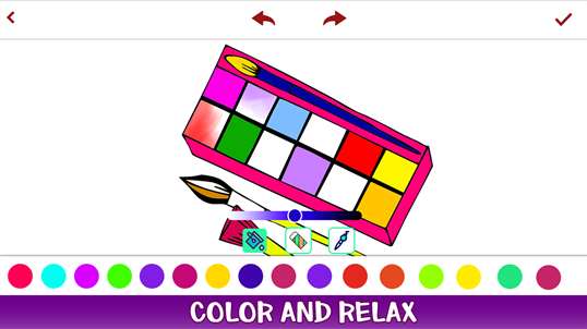 Beauty Coloring Book Pages - Girls Coloring Book screenshot 2