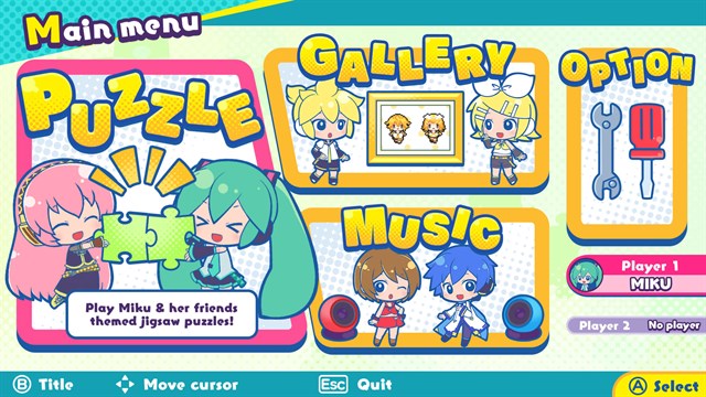 Hatsune Miku Jigsaw Puzzle screenshot 1