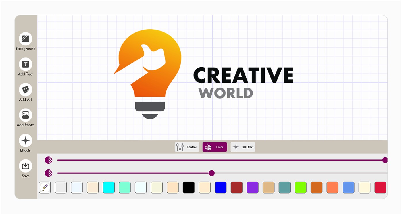 #5. Logo Maker - Graphics Design Creator (Windows) Podle: Pinnacle Labs