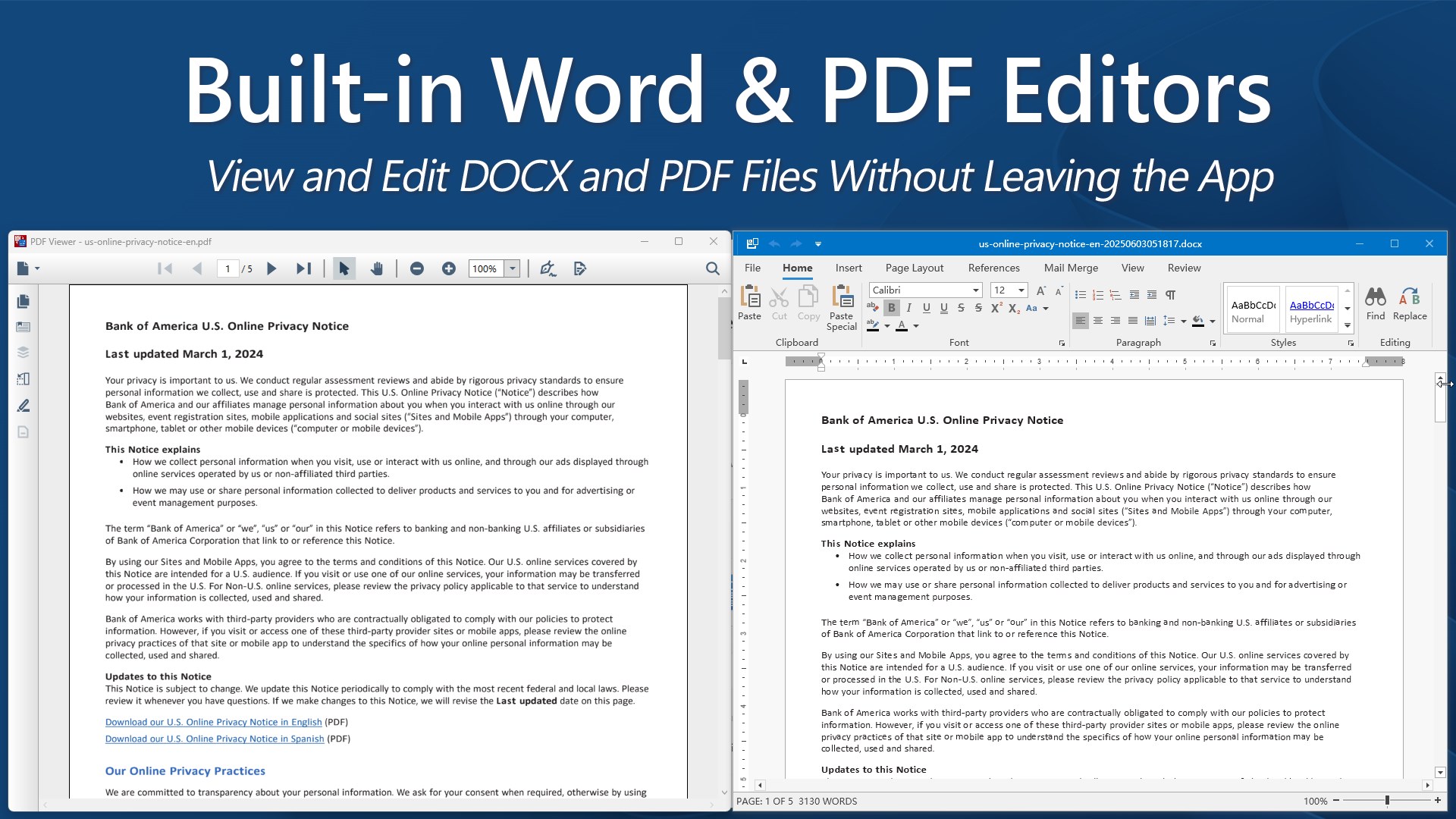 PDF to DOC Converter+ screenshot