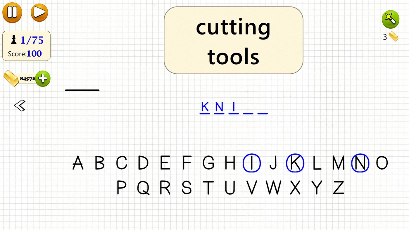 #10. Hangman Word Game (Windows) 由: G Soft Team