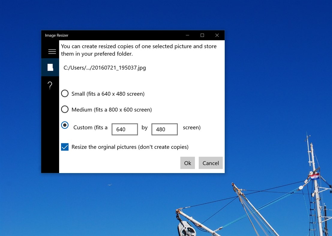 #2. Resize Image (Windows) 由: Get-the-solution
