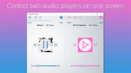 Double Music Player screenshot 1