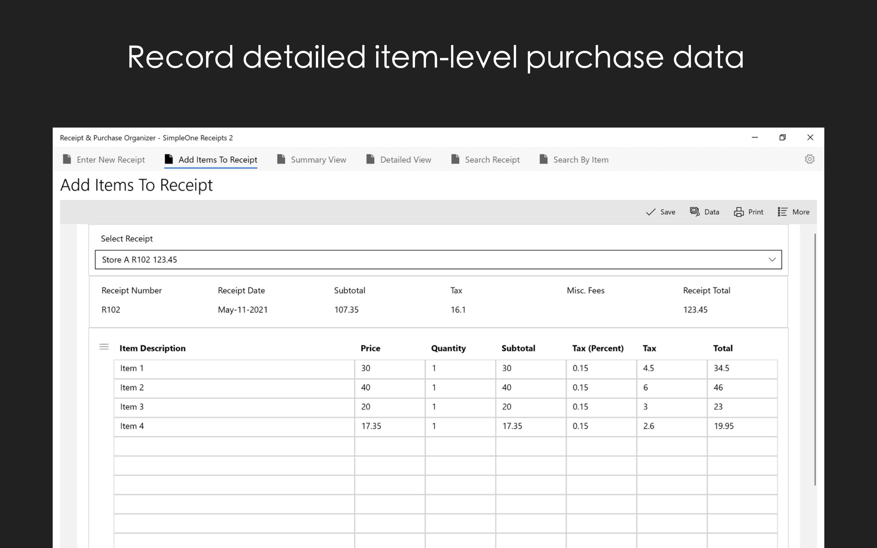 View Past Orders, Easily Reorder, And Print Receipts – Support