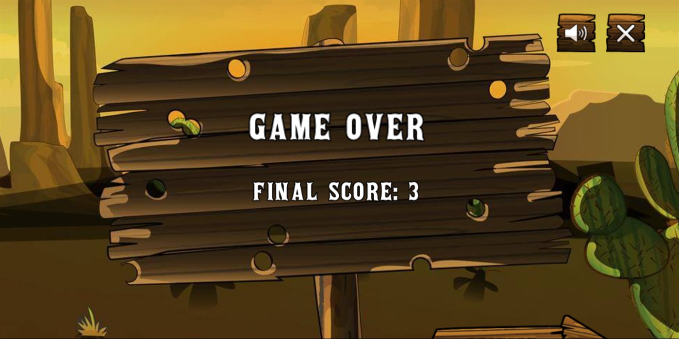 #2. Sheriff's Wrath (Windows) By: Advergame Technologies Private Limited