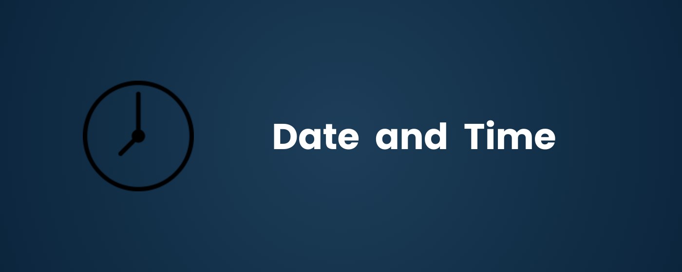 Date Time marquee promo image