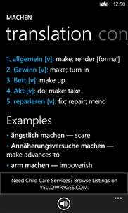 German English Dictionary+ screenshot 2