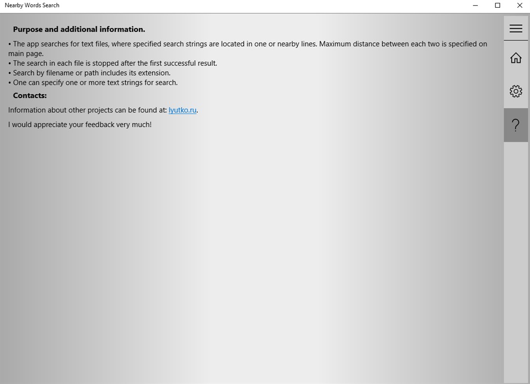 #4. Nearby Words Search (Windows) 게시자: Sergey Lyutko