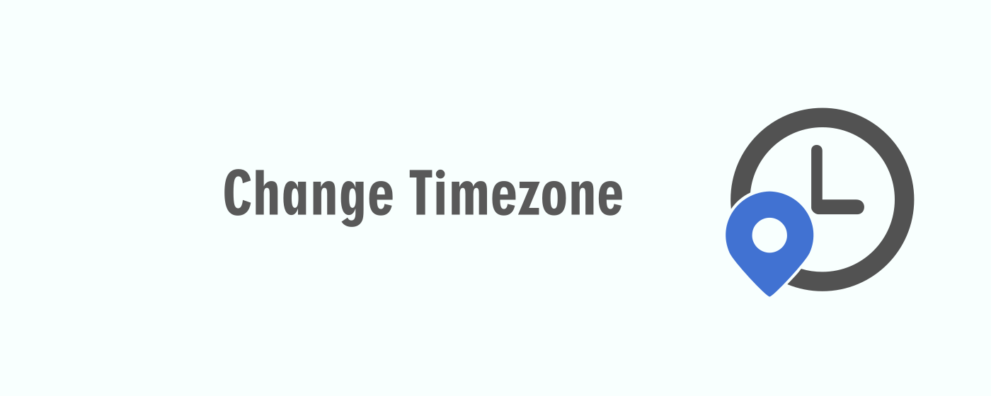 Change Timezone (Time Shift) marquee promo image
