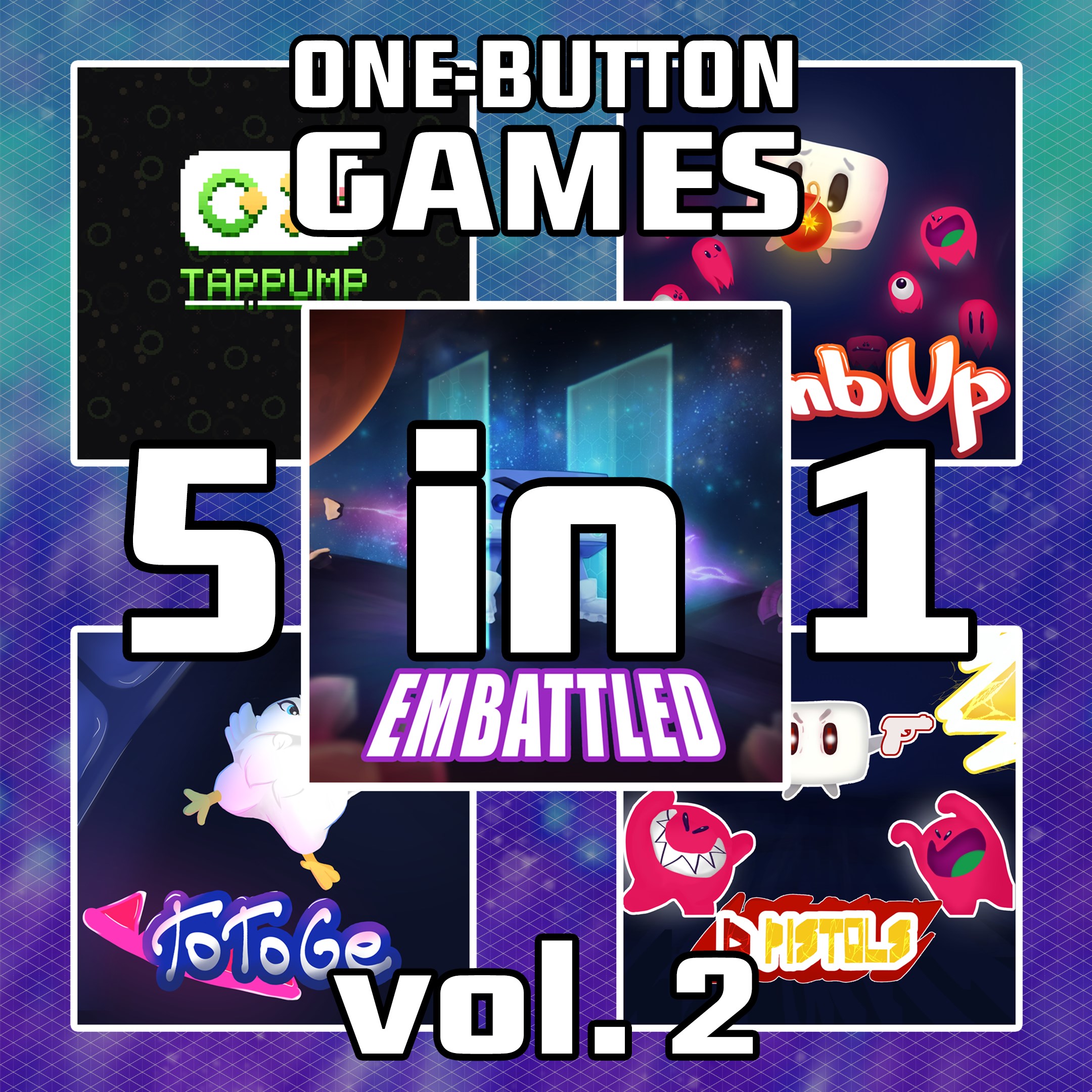One Button Games 5-in-1 vol. 2 (Windows)