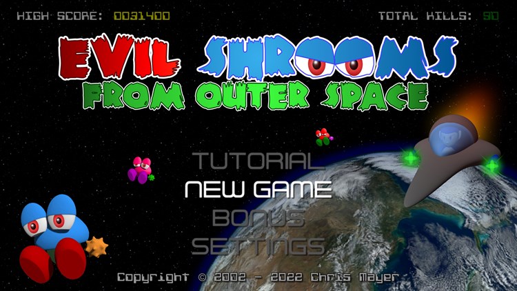Evil Shrooms from Outer Space - PC - (Windows)