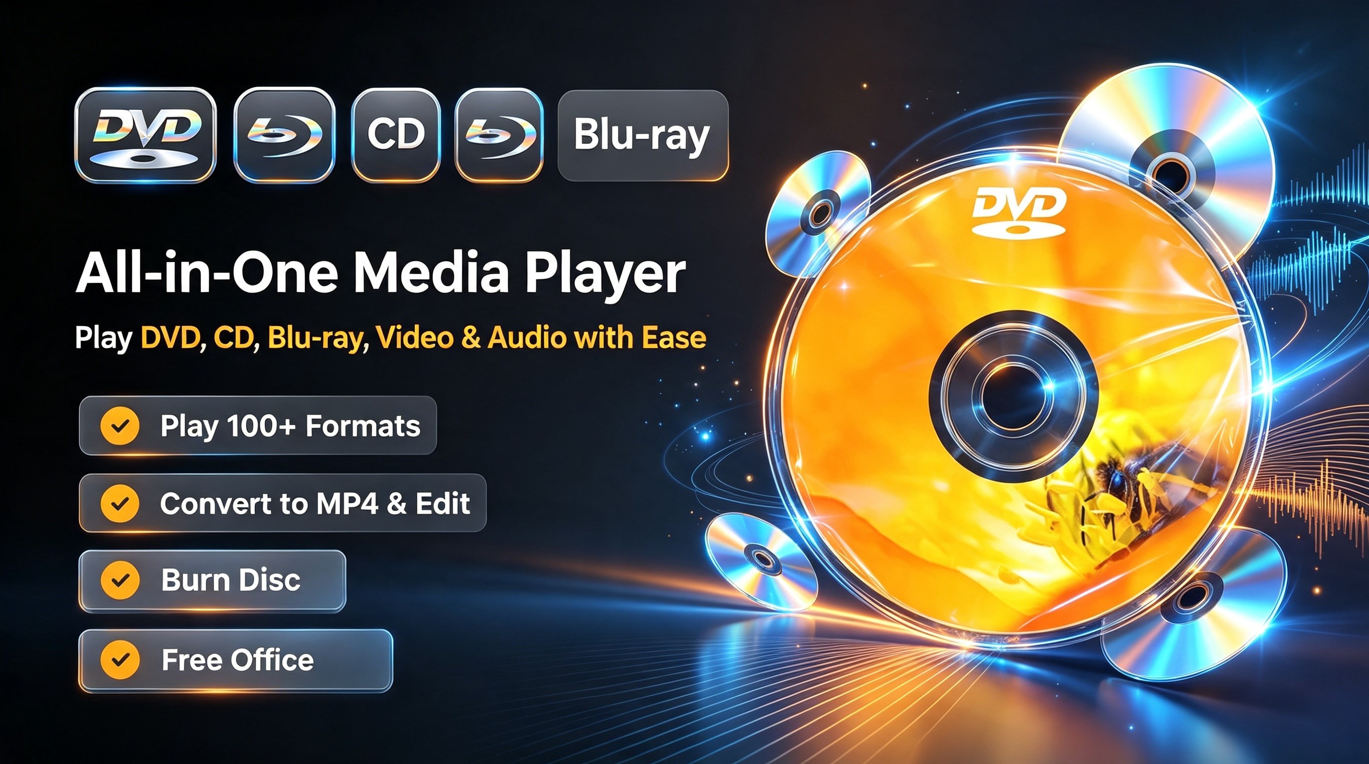 DVD Media Player - Free screenshot