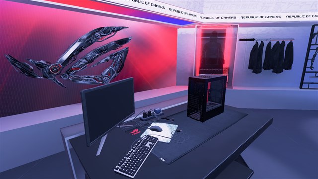 PC Building Simulator Republic of Gamers Workshop screenshot 1
