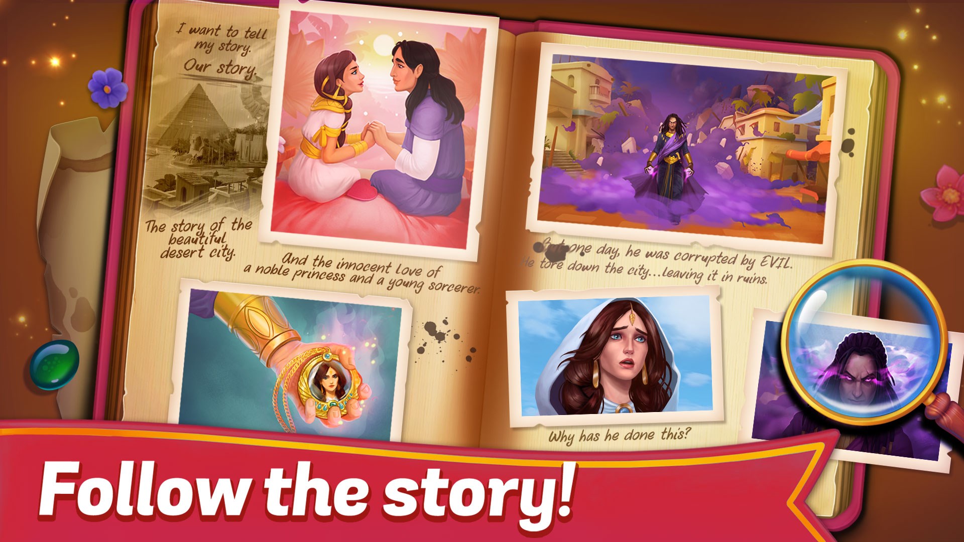Cradle of Empires: Match 3 Puzzle Game & Jewels screenshot