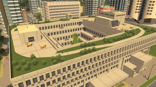 Cities: Skylines - Content Creator Pack: Iconic Brutalism screenshot 1