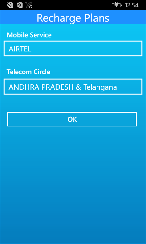 Recharge Plans and Offers Screenshots 1