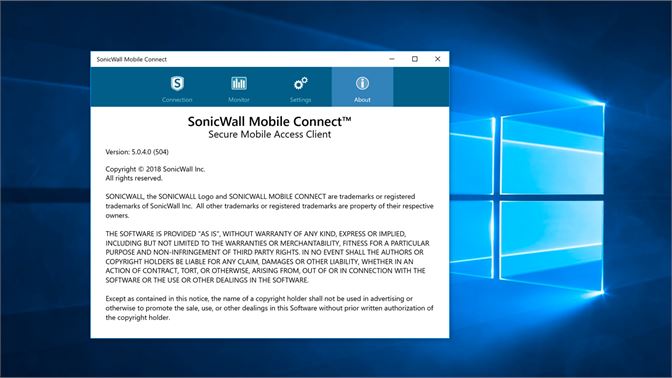 sonicwall mobile connect mac not working