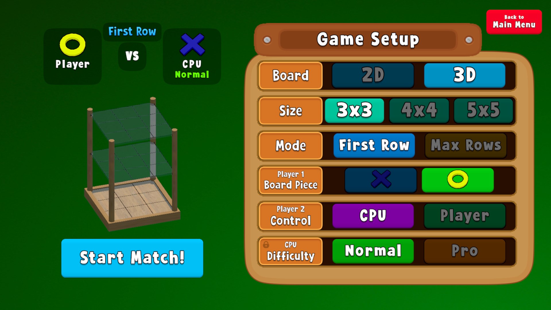 Extreme 3D Tic Tac Toe screenshot 1 of 4