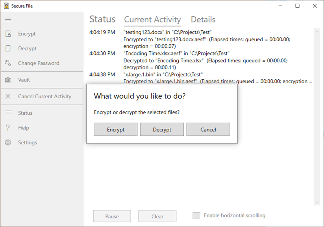#2. Secure File (Windows) By: Area181 Software