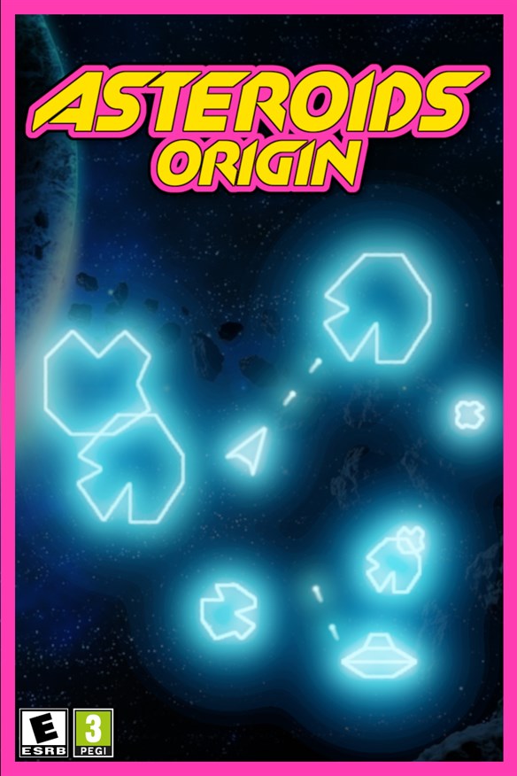 Asteroids Origin Xbox Series X|S and Xbox One cover art