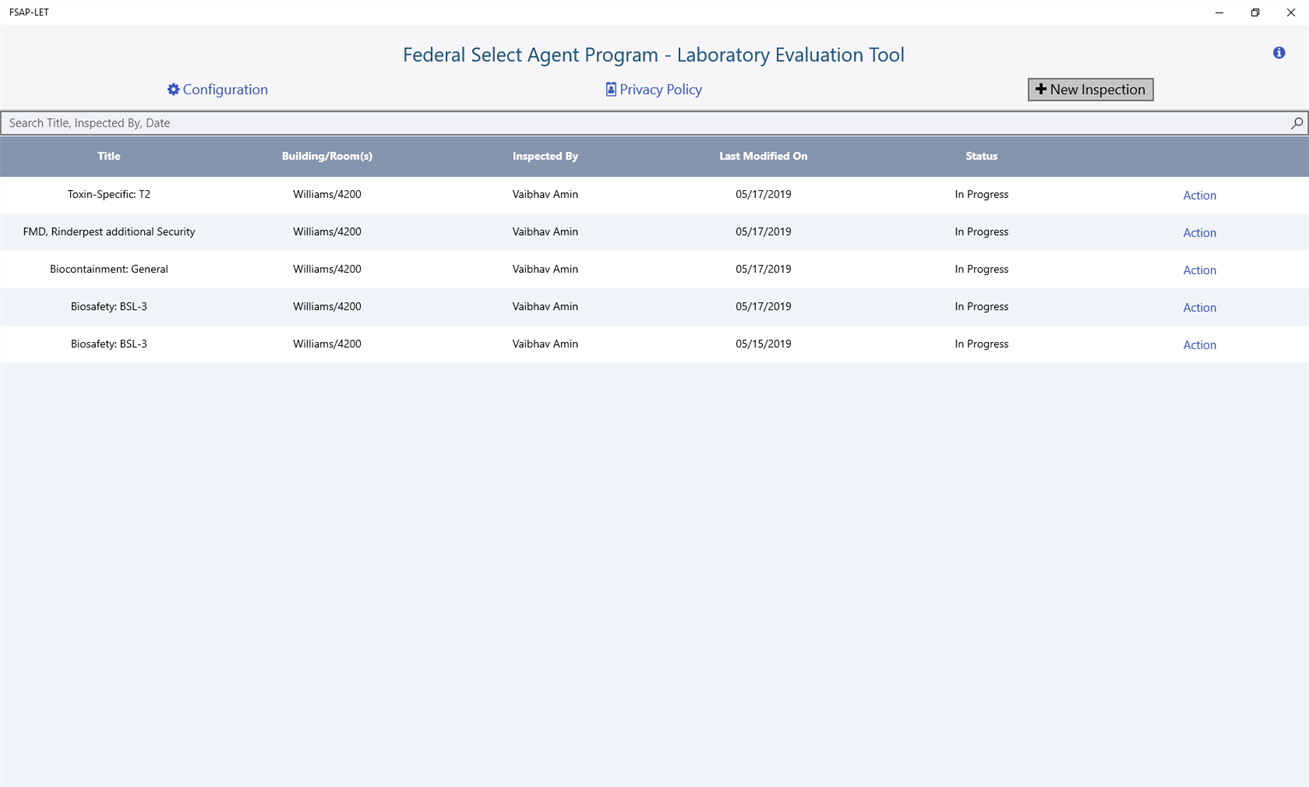 #4. FSAP-LET (Windows) Bởi: Centers for Disease Control and Prevention