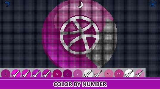 Internet Logo Color By Number: Pixel Art, Search Icons Coloring Book screenshot 3