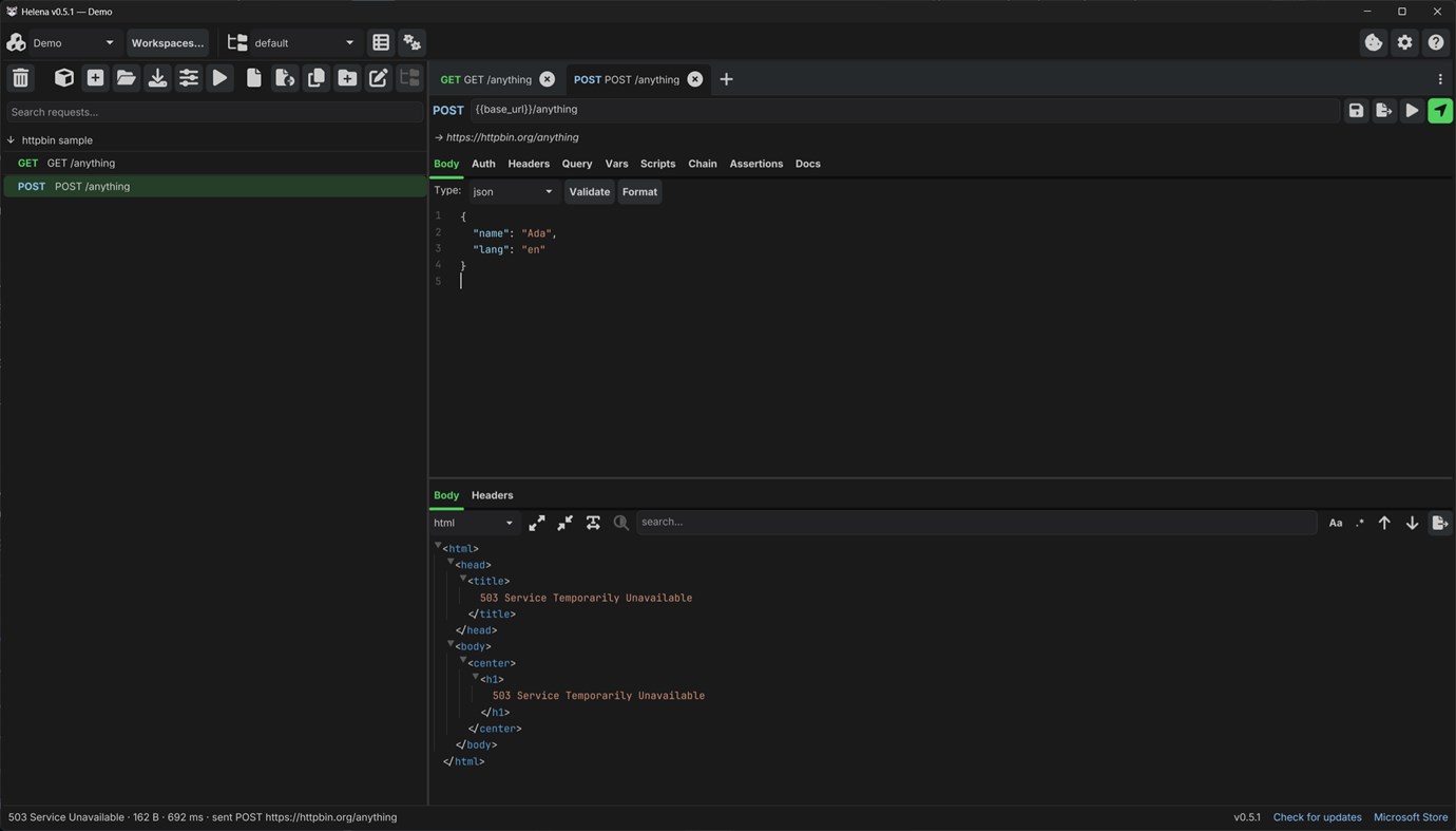 #1. Helena API Client (Windows) Ved: IDCT Bartosz Pachołek