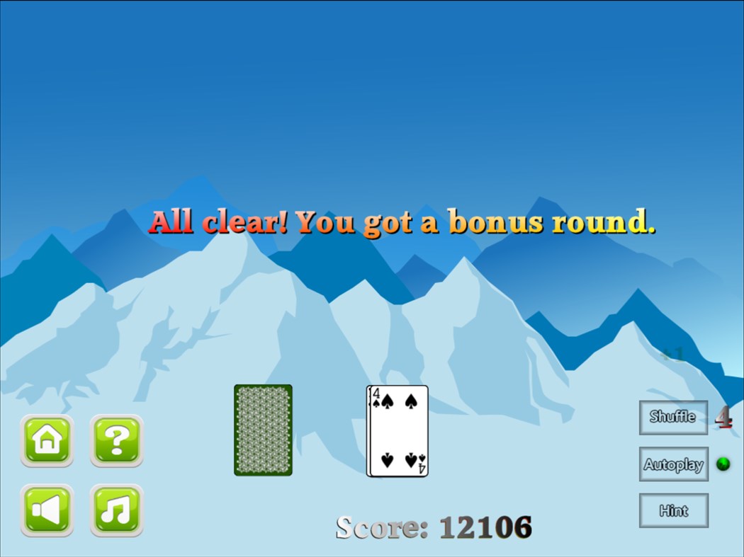 #3. TriPeaks Solitaire card game (Windows) By: Delightly Creative