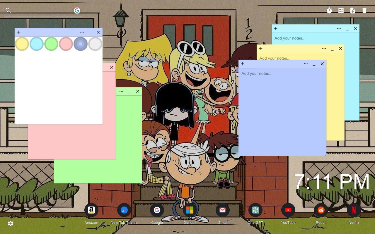 The Loud House Wallpaper New Tab