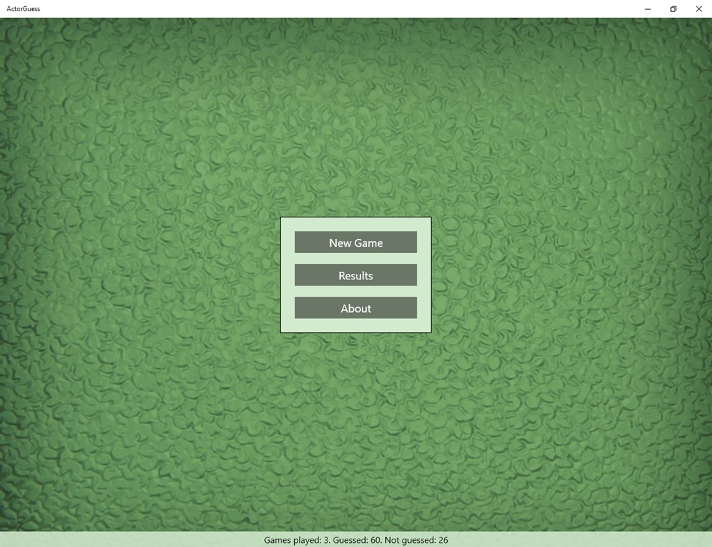 #3. ActorGuess (Windows) 由: Jarek Izotov