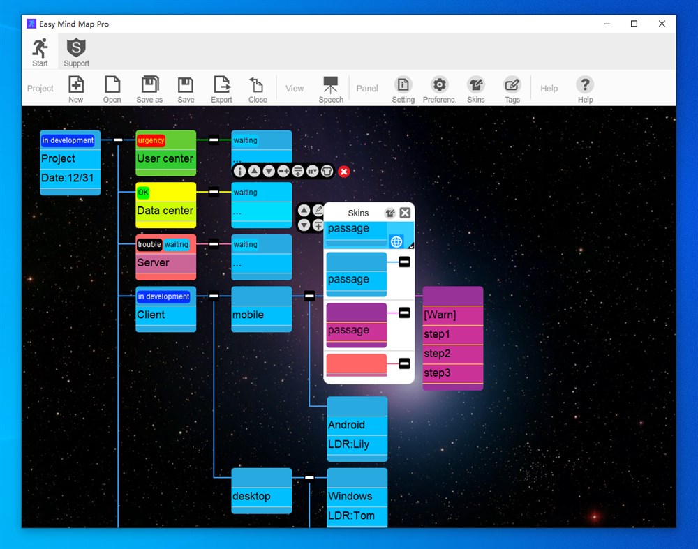 #3. Easy Mind Map Pro (Windows) Göre: ATGOX