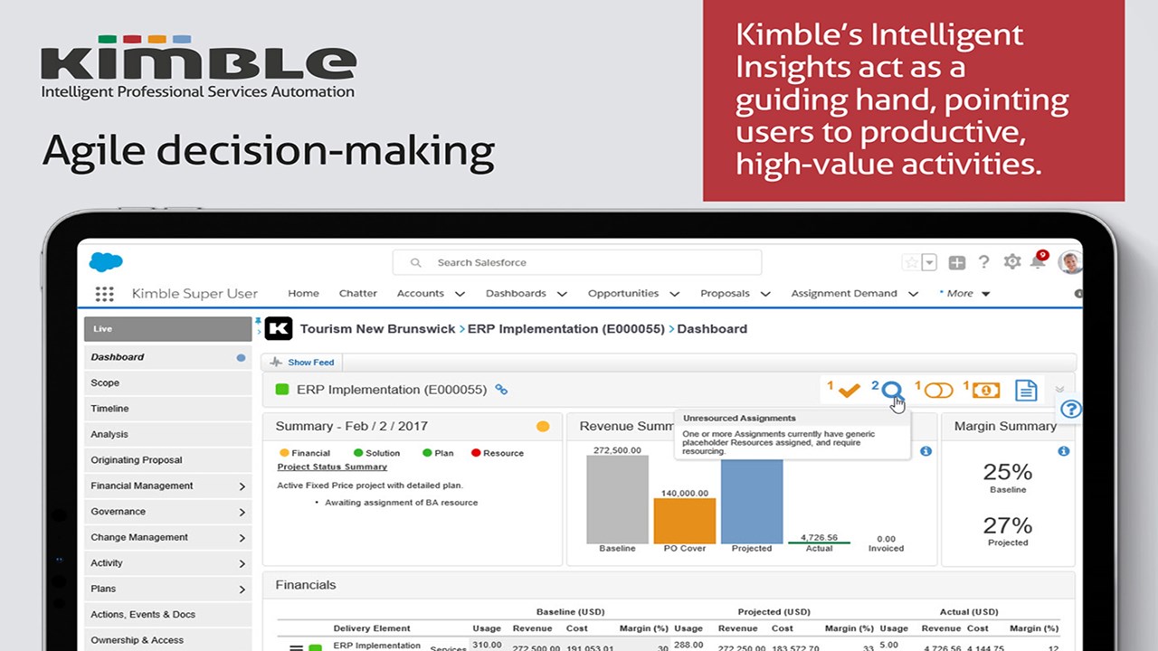 Snapshot 8 of Kimble Professional Services Automation (PSA)