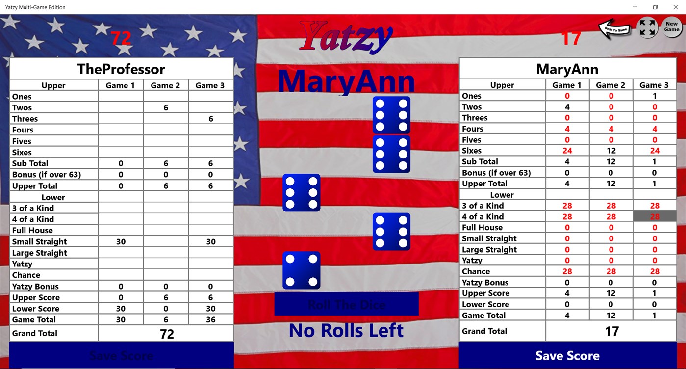 #2. Yatzy Multi-Game Edition (Xbox) By: Site Sculptors