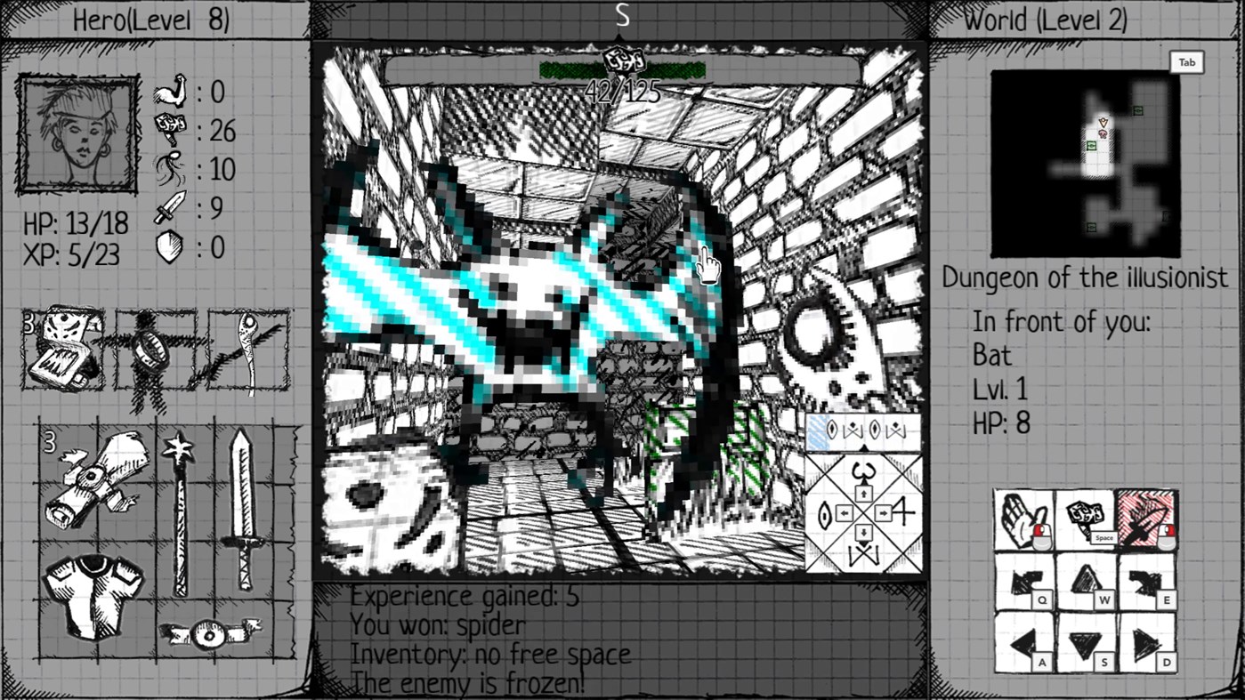#6. Drawngeon: Dungeons of Ink and Paper (Windows) By: DarkDes Labs
